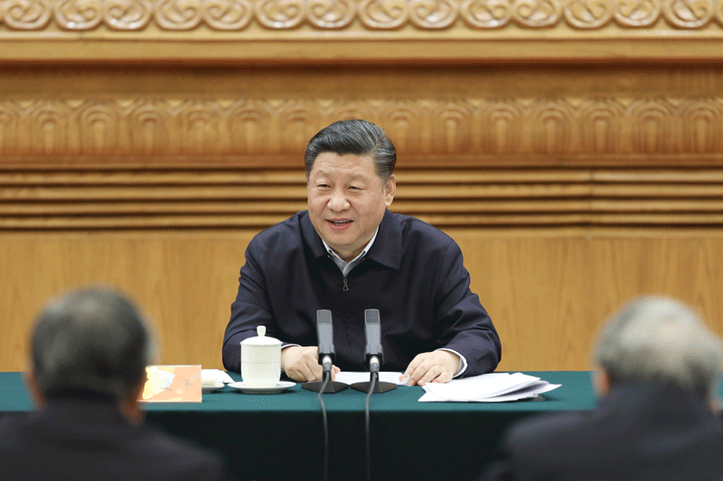 2019年3月18日，習(xí)近平總書記在北京主持召開學(xué)校思想政治理論課教師座談會(huì)并發(fā)表重要講話。